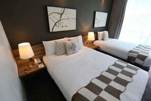 Minibar, in-room safe, desk, blackout drapes