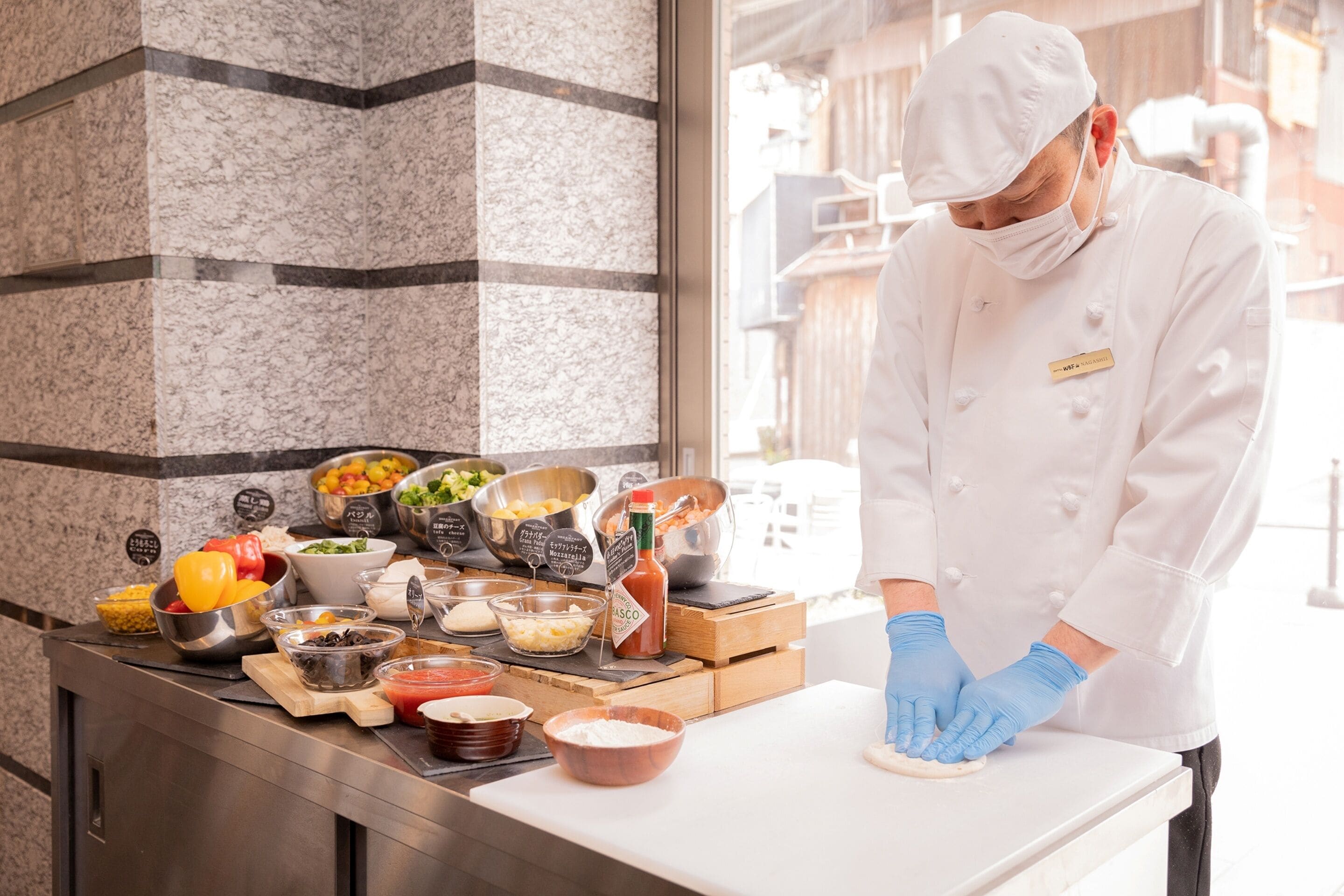 Frukostbuffé varje dag (JPY 2200 per person)