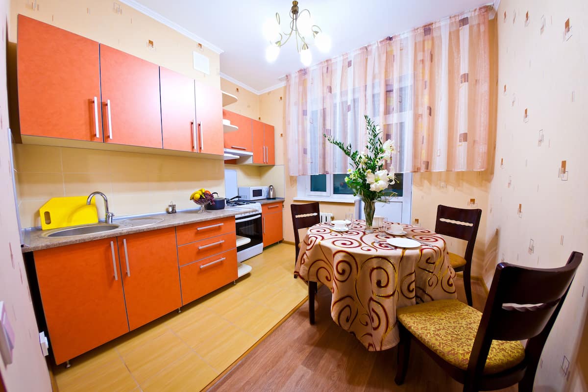 Apartment, 1 Bedroom | Private kitchen | Fridge, microwave, stovetop, electric kettle