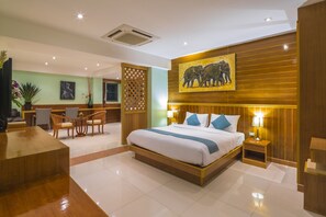 Family Suite | Minibar, in-room safe, desk, blackout drapes - Azure Phuket Hotel (Patong)