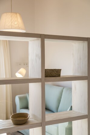 Suite, terrasse, vue colline | Draps en coton égyptien, literie de qualité supérieure