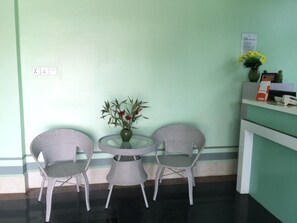 Lobby sitting area