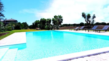 Piscina stagionale all'aperto, ombrelloni da piscina