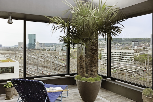 Udsigt fra overnatningsstedet