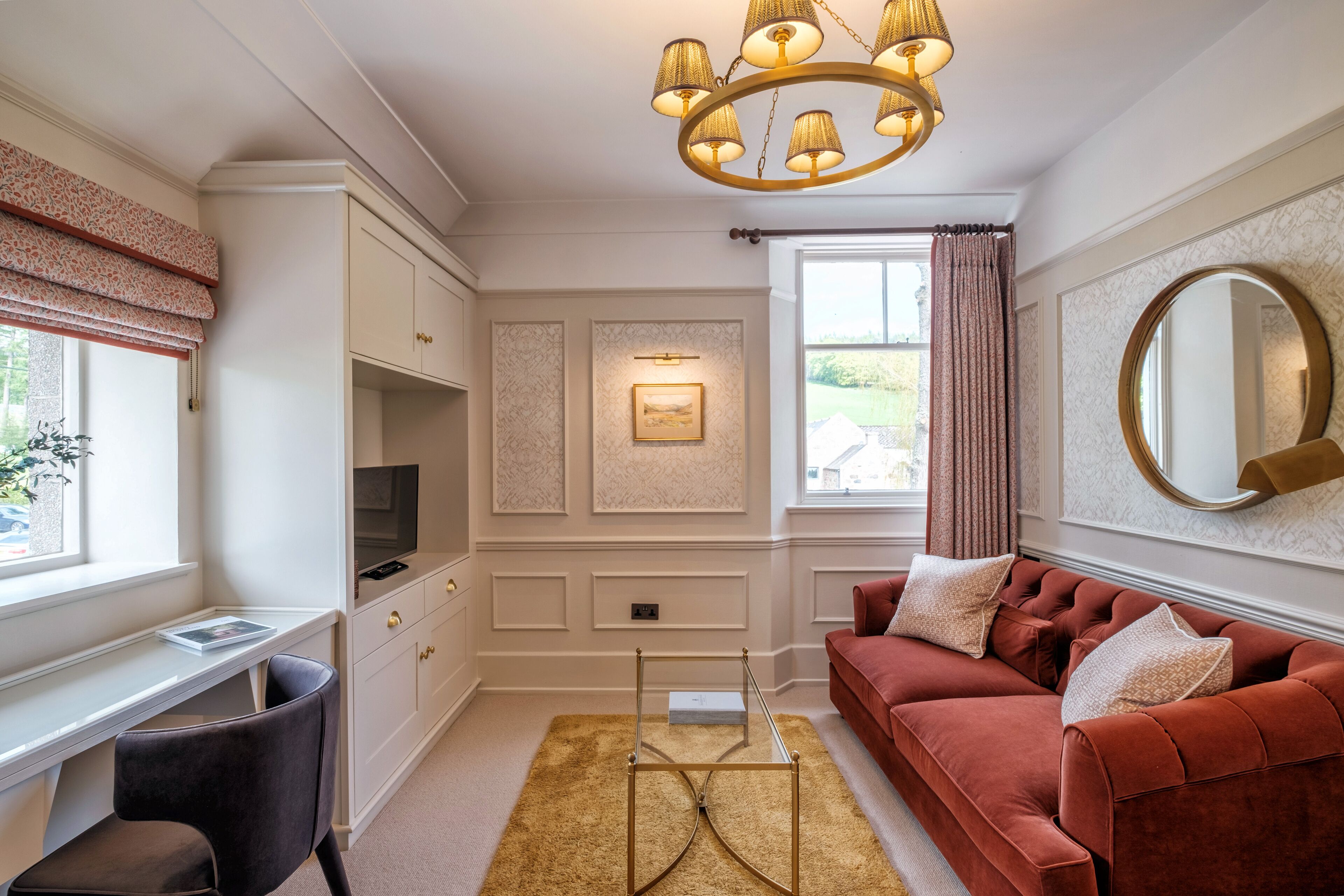 classic suite | living area | 50-inch smart tv with digital channels, tv