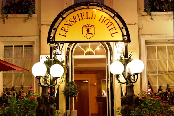 Front of property – evening/night