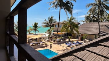 Habitación triple estándar | Vista del balcón