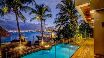 Indoor pool, outdoor pool