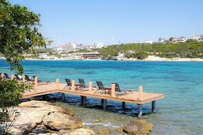 Playa privada, buceo y pesca 