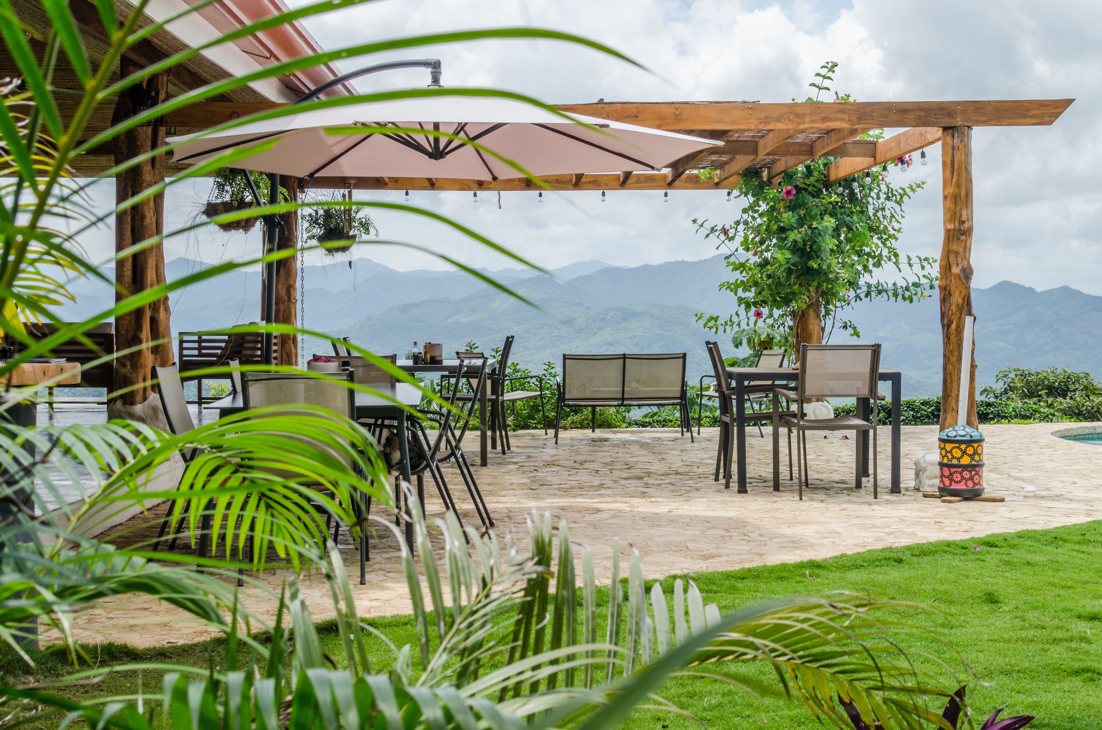 Área de estar no saguão