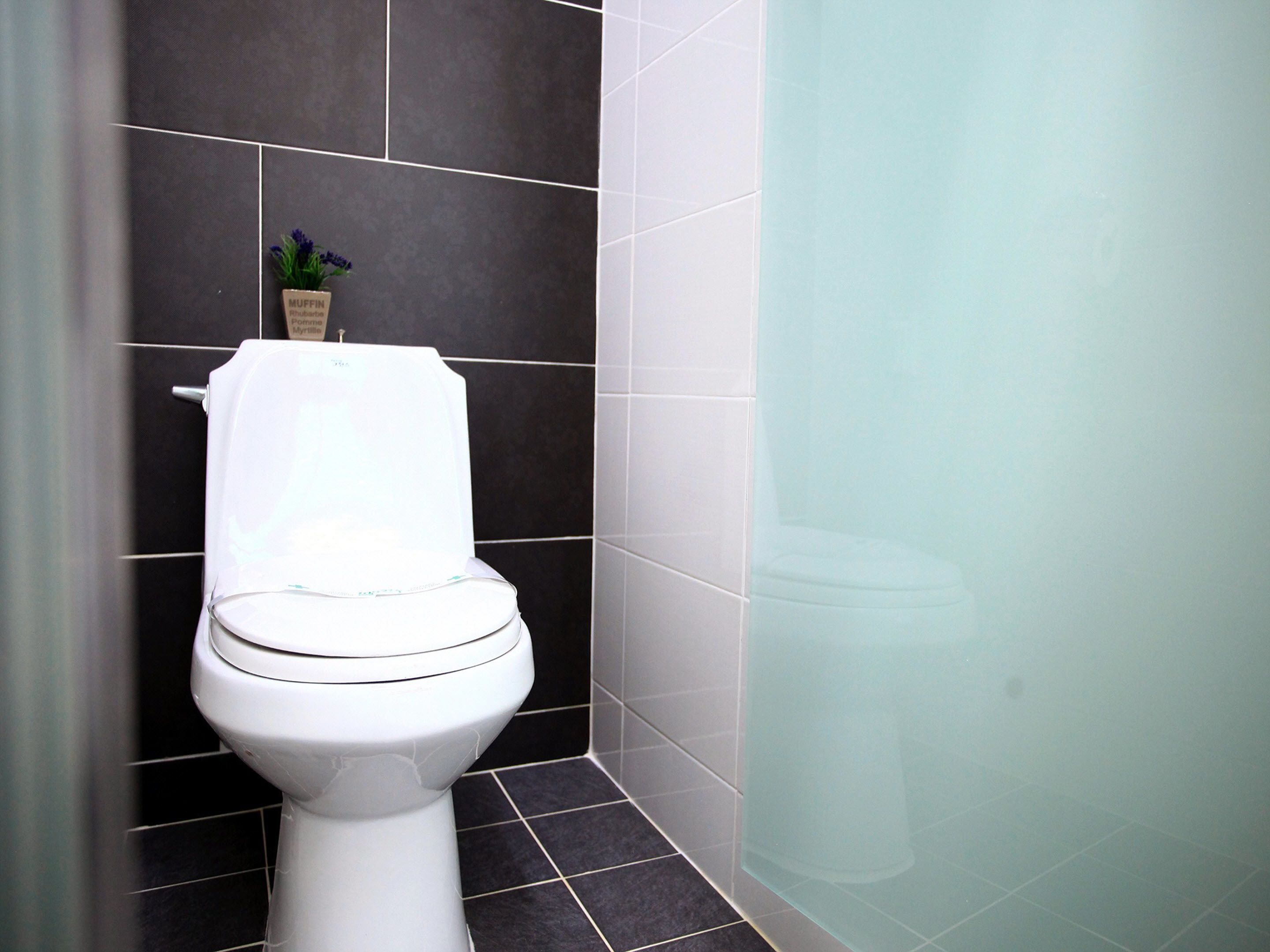 double room, 1 queen bed, non smoking | bathroom | shower, free toiletries, towels, toilet paper