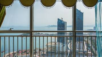 Panoramic Apartment, 4 Bedrooms, Sea View | View from room