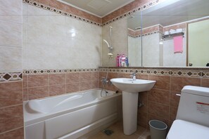 Ensemble douche/baignoire, baignoire relaxante profonde