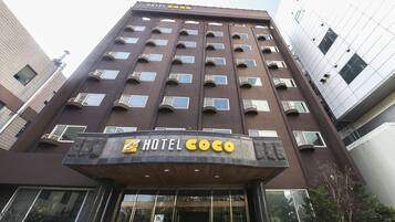 Voorkant van accommodatie