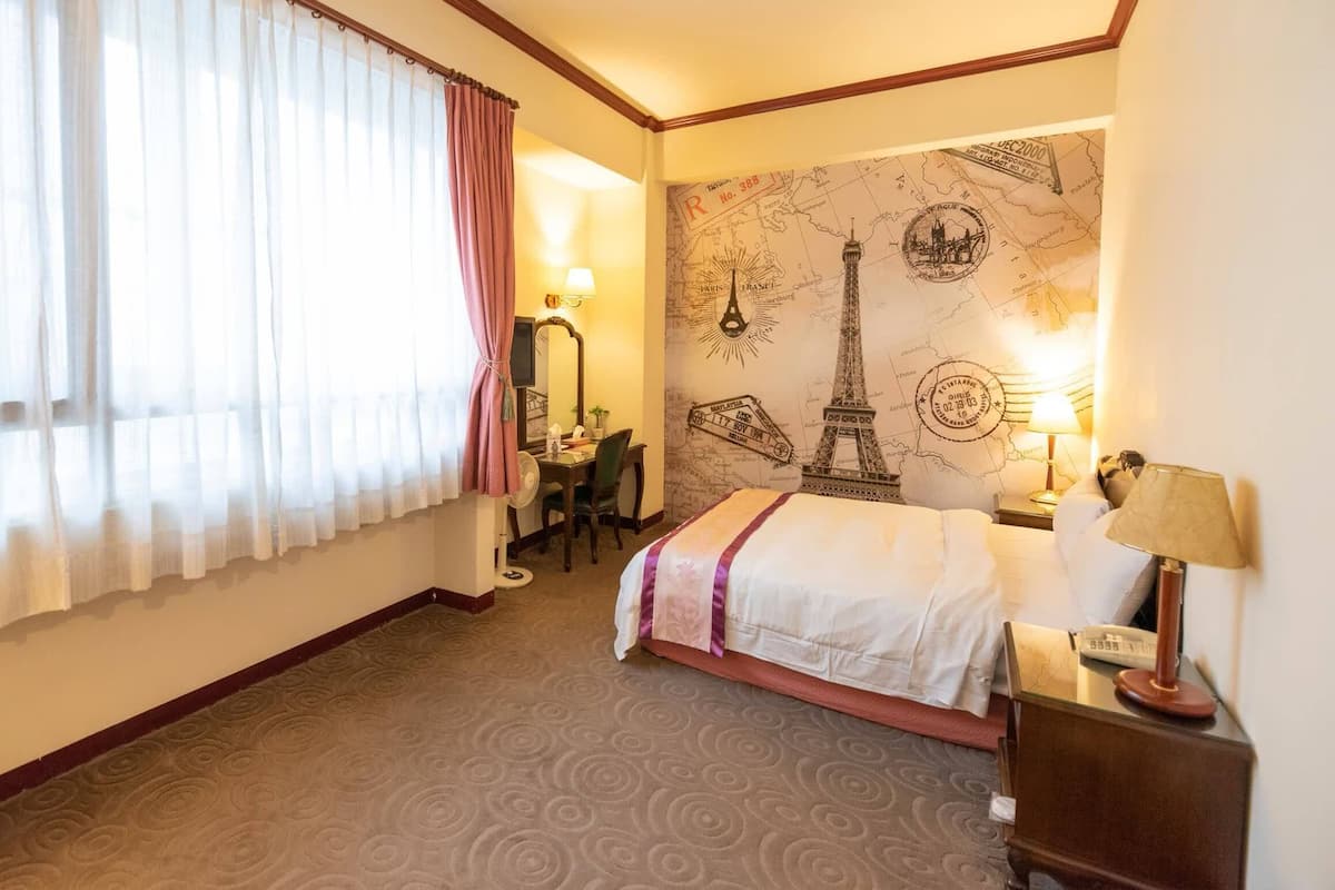 superior double room | individually decorated, desk, blackout curtains, soundproofing