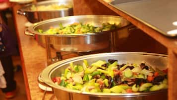 Free buffet breakfast