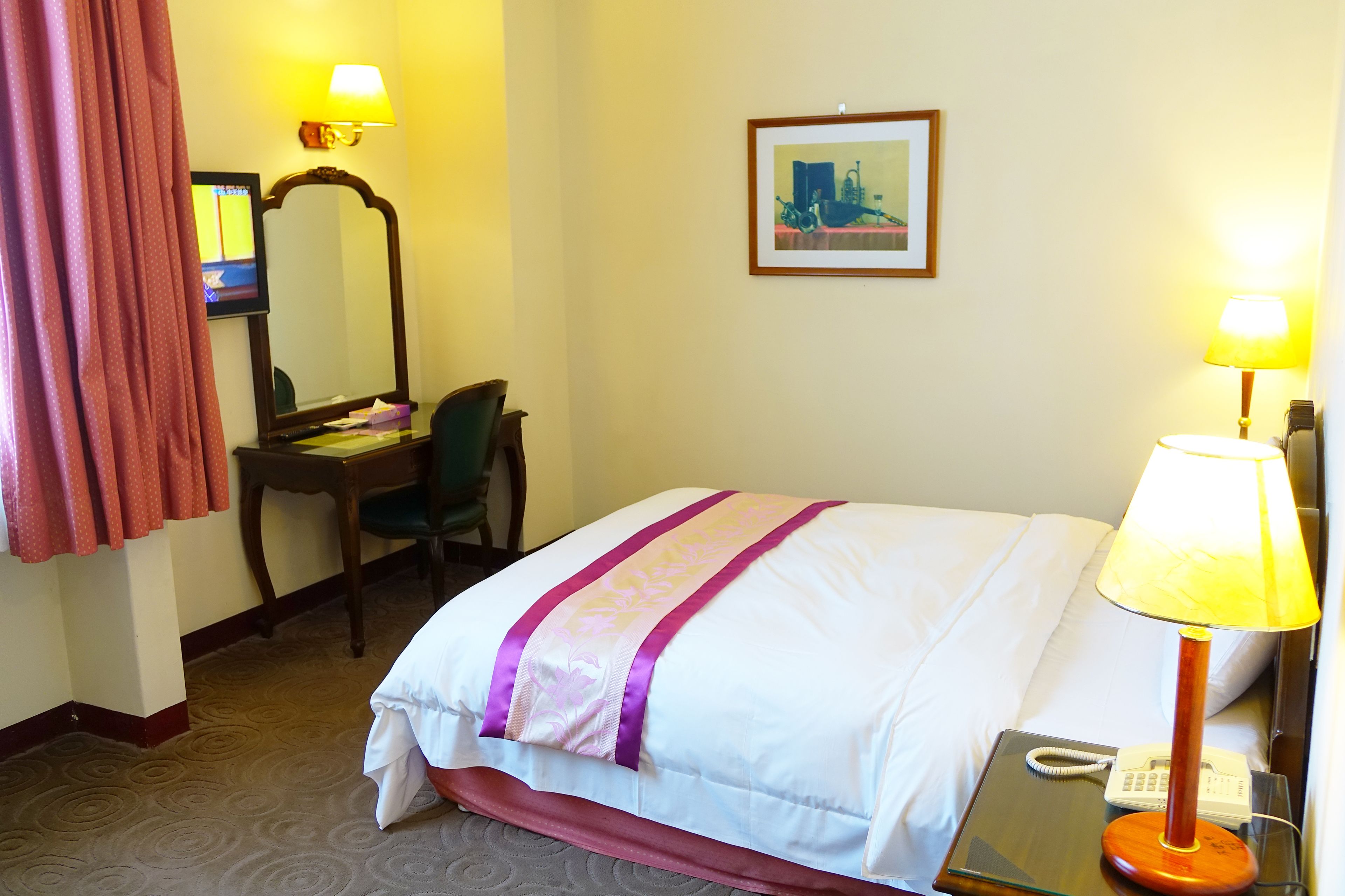 superior double room | individually decorated, desk, blackout curtains, soundproofing