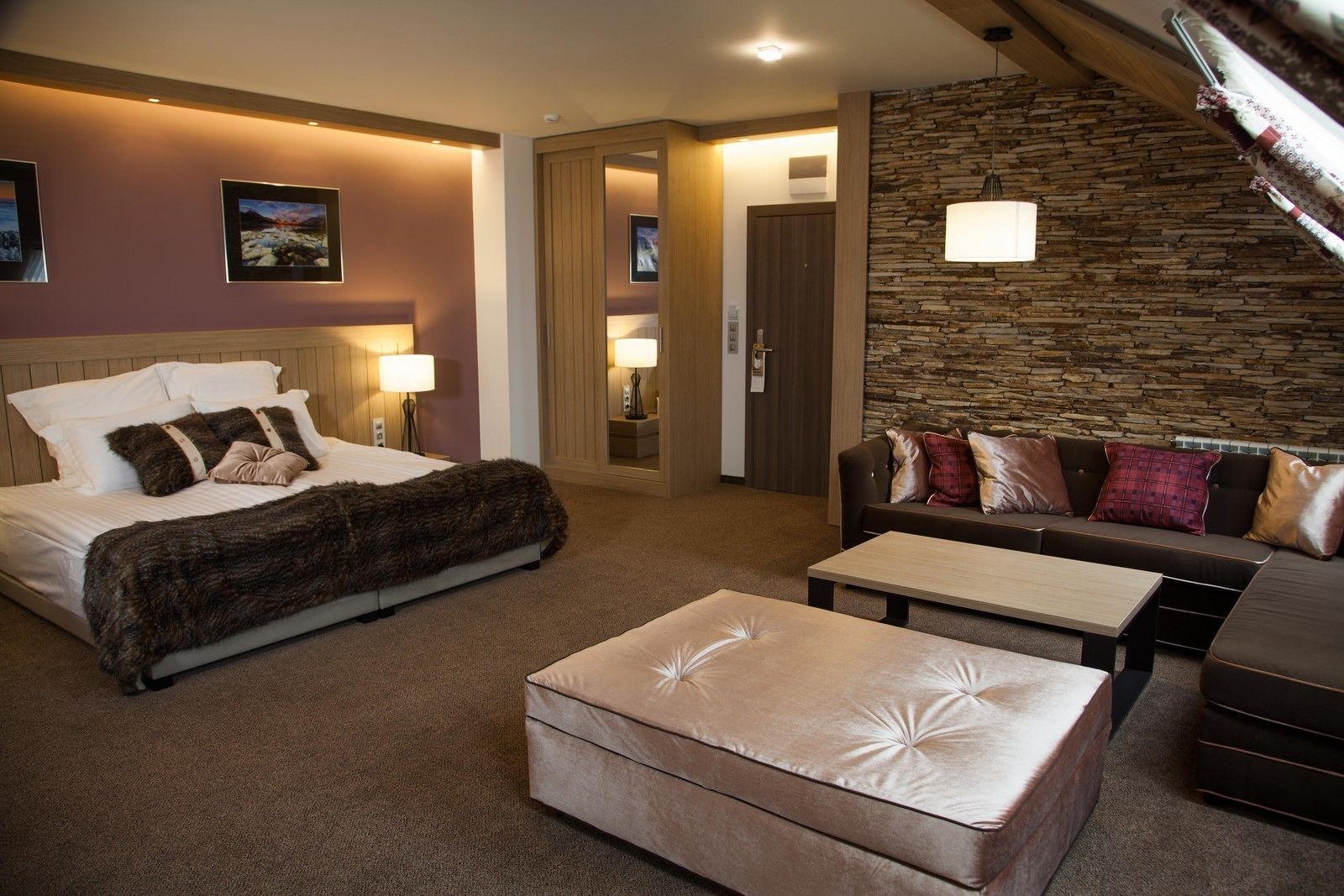 apartment, 1 bedroom (free spa access, wifi, fitness) | minibar, in-room safe, desk, soundproofing