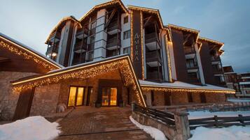 Front of property – evening/night
