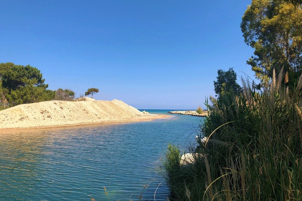 Vista spiaggia/mare