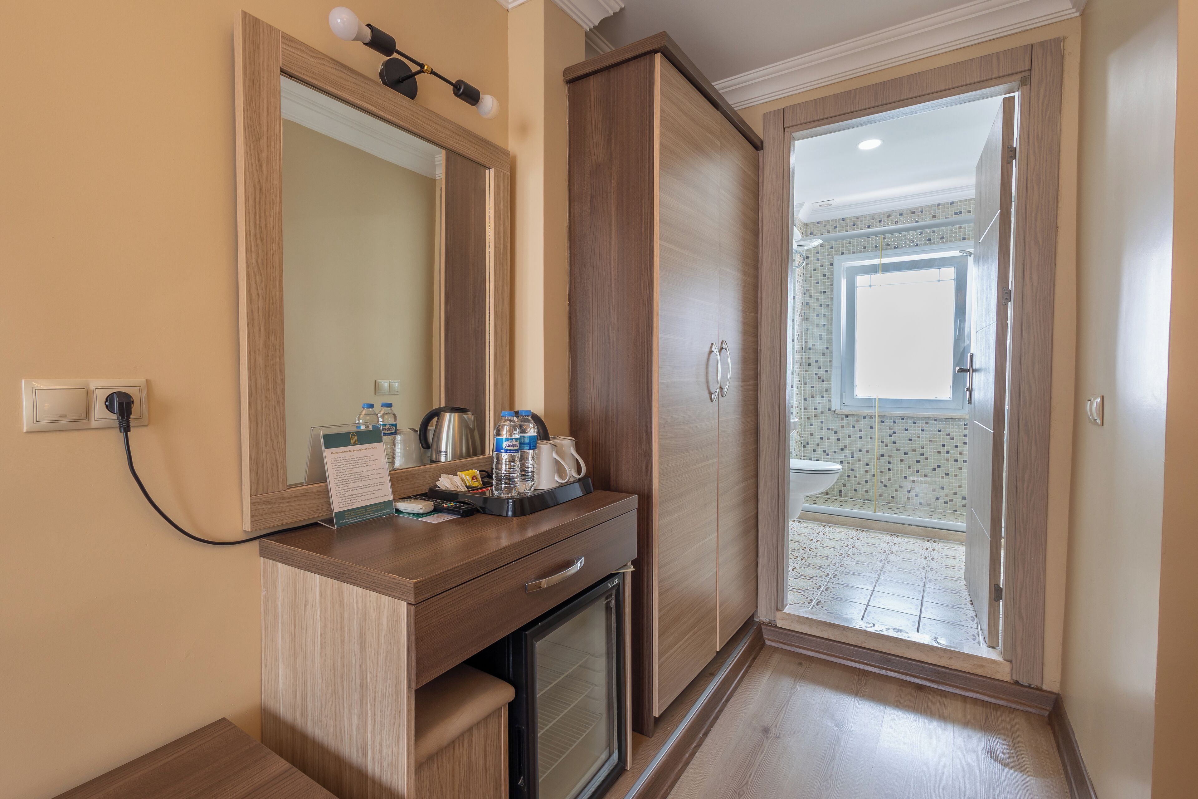 Economy Twin Room, 2 Single Beds | Minibar, in-room safe, desk, soundproofing