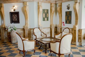 Sitteområde i lobbyen