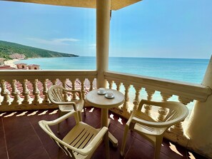 Superior Apartment, 1 Bedroom, Balcony, Sea View | Terrace/patio - Menada Atrium Apartments (Elenite)