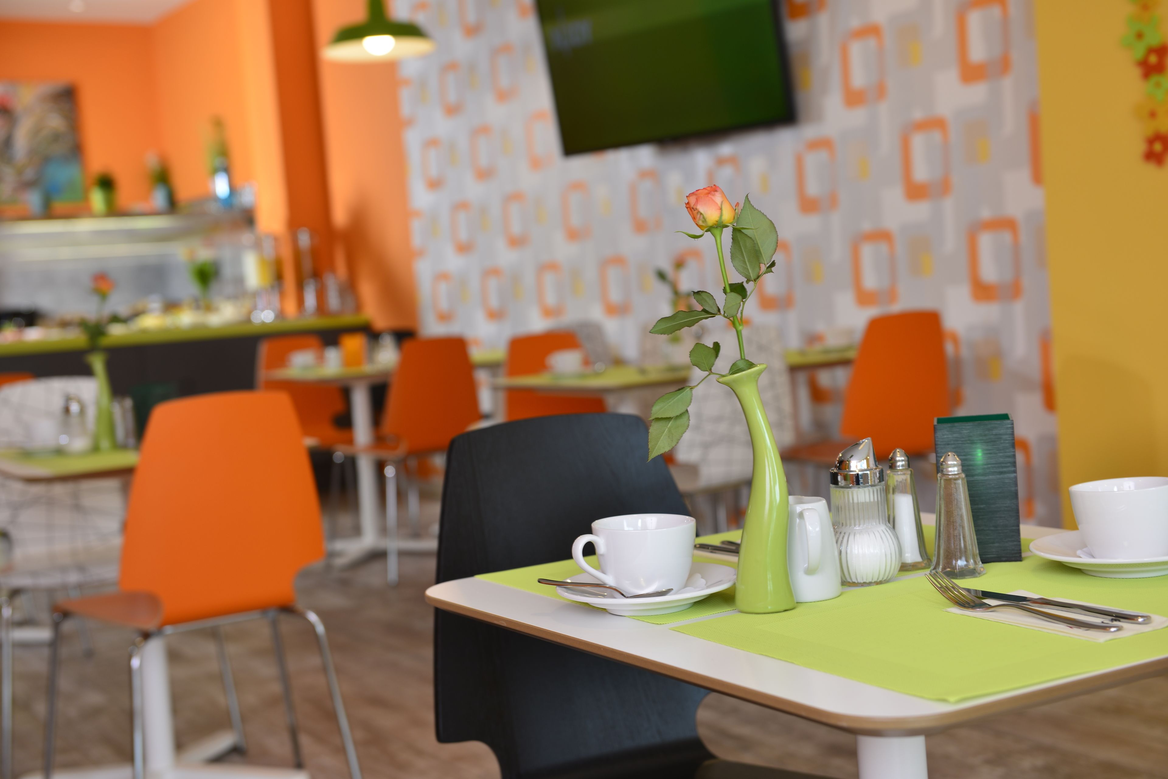 Daily buffet breakfast (EUR 14 per person)