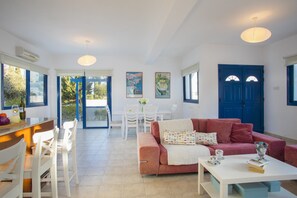 Villa, 3 Bedrooms, Private Pool, Sea View | Living area - Villa Nicol 31 (Paralimni)