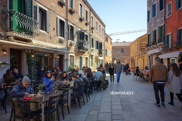 Voorkant van accommodatie