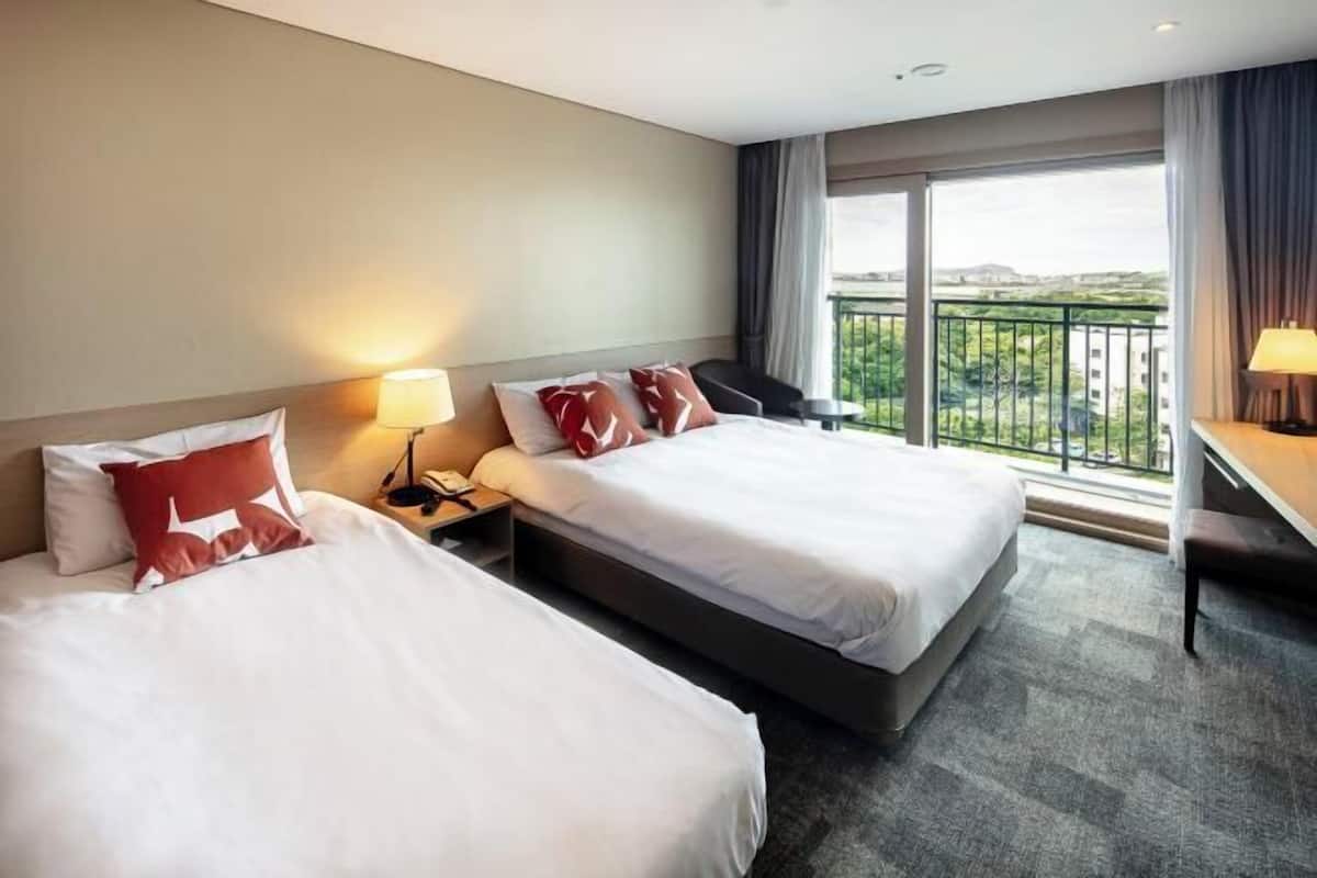 Blackout curtains, iron/ironing board, free WiFi, bed sheets