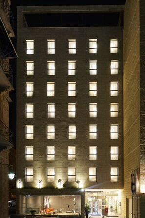 Front of property - evening/night