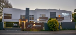 Front of property - evening/night - Adelante Lodge (Bloemfontein)