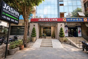 Majoituspaikan julkisivu