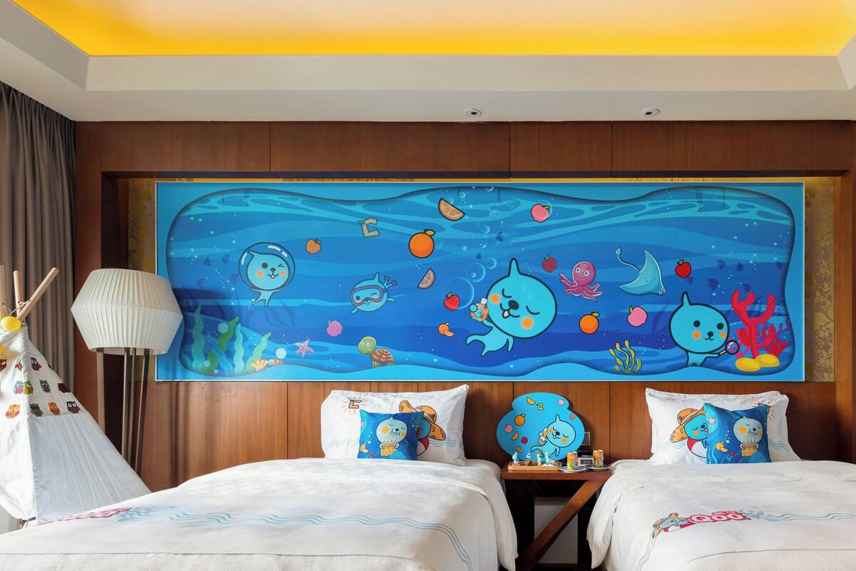 Standard Room, 2 Double Beds (Kids Theme)