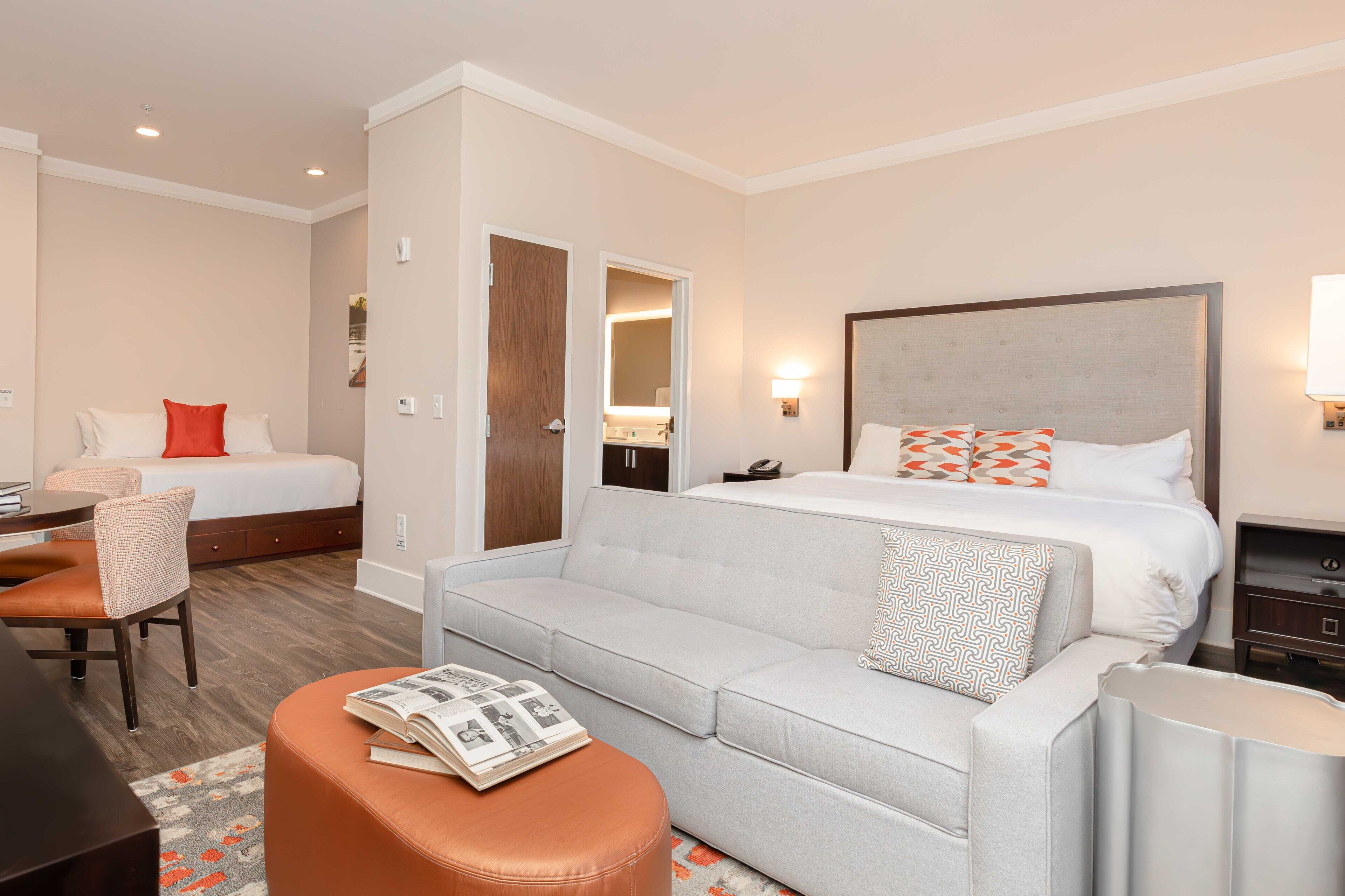 in-room safe, desk, blackout curtains, iron/ironing board