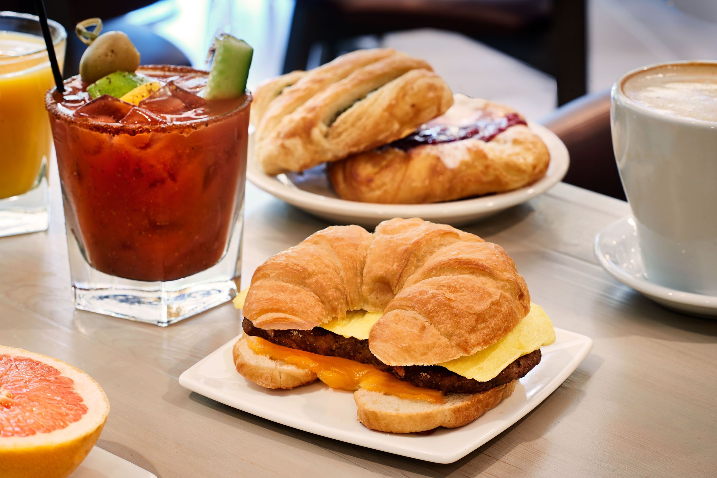 daily cooked-to-order breakfast for a fee