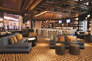 5 bars/lounges, sports bar