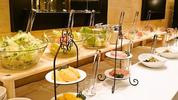 Dagelijks ontbijtbuffet (JPY 1100 per persoon)