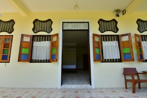 Voorkant van accommodatie