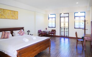 Superior kamer, uitzicht op tuin | Gratis wifi