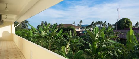 Blick von der Unterkunft