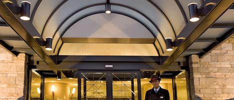 Entrée de l’hébergement