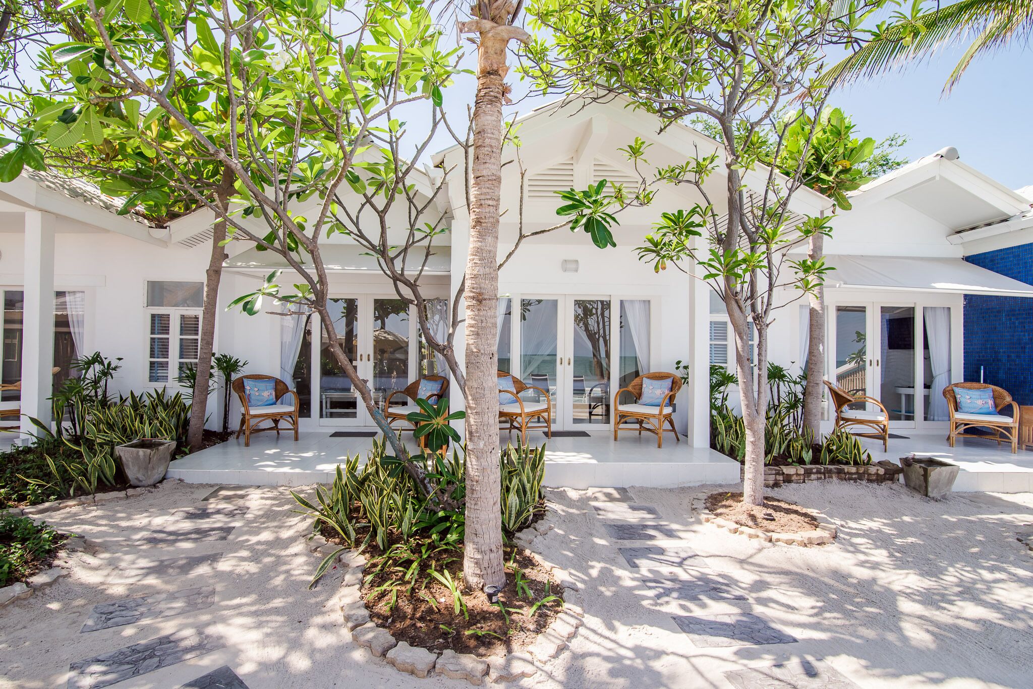 Fachada de la propiedad