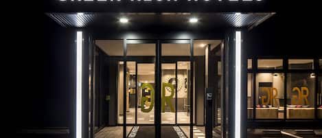 Front of property - evening/night