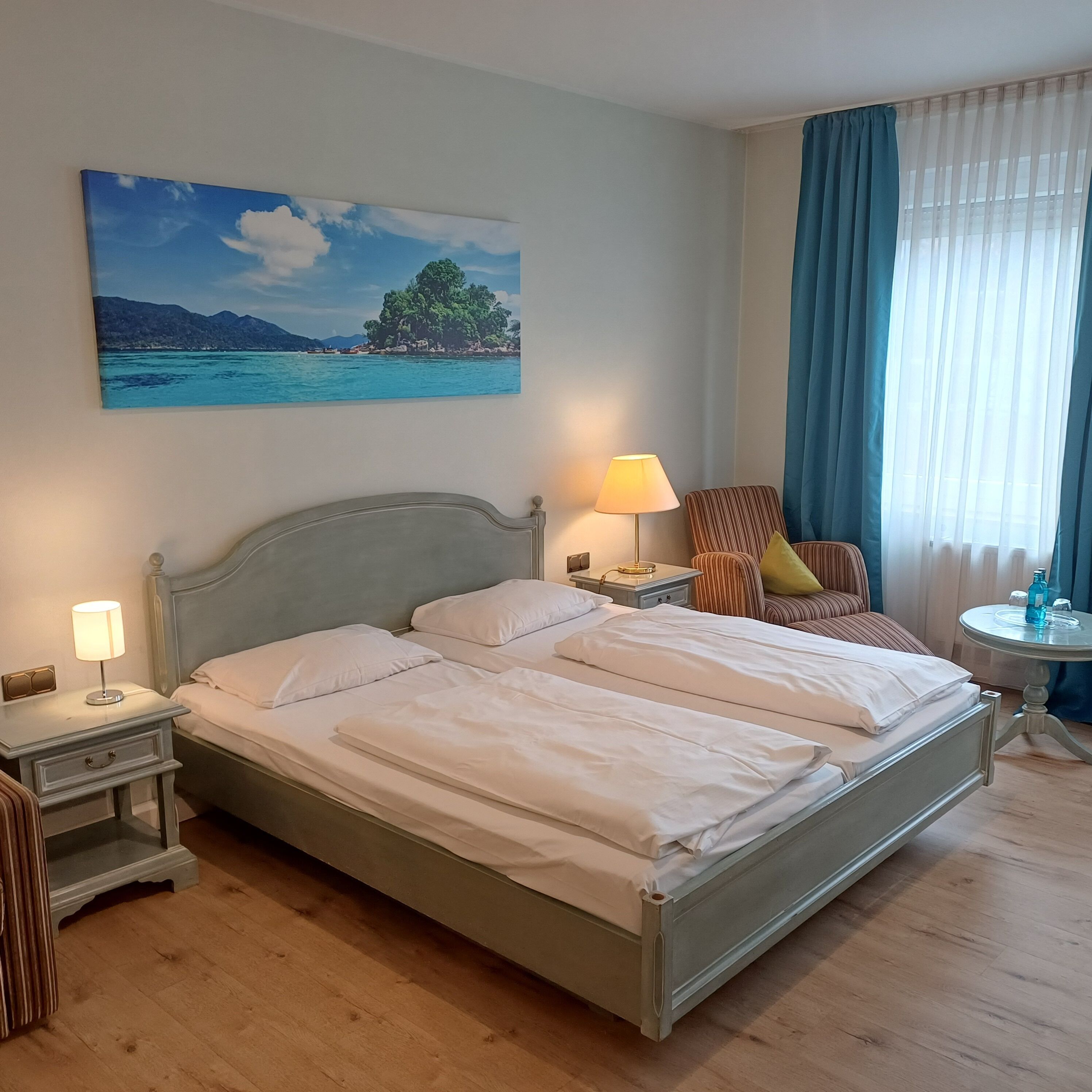 Classic-Doppelzimmer | Schreibtisch, schallisolierte Zimmer, Bettwäsche