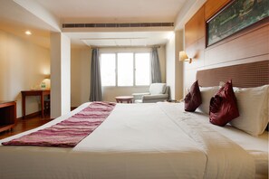 In-room safe, desk, iron/ironing board, free wired Internet