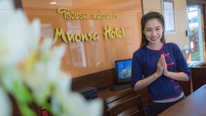 Mostrador para check-in y check-out