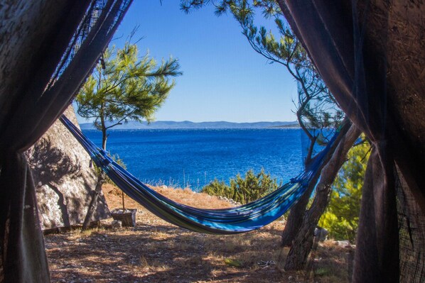 Tent | View from room - Cast Away - Eco Village (Jelsa)