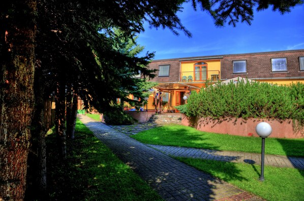 Façade de l’hébergement